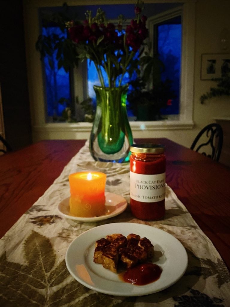 Candlelight Dinner with Black Cat Farm Provisions.